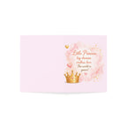 Princess Baby Greeting Card – "Little Princess, big dreams" Pink Birthday & Newborn Card (1/10/30/50 pcs)