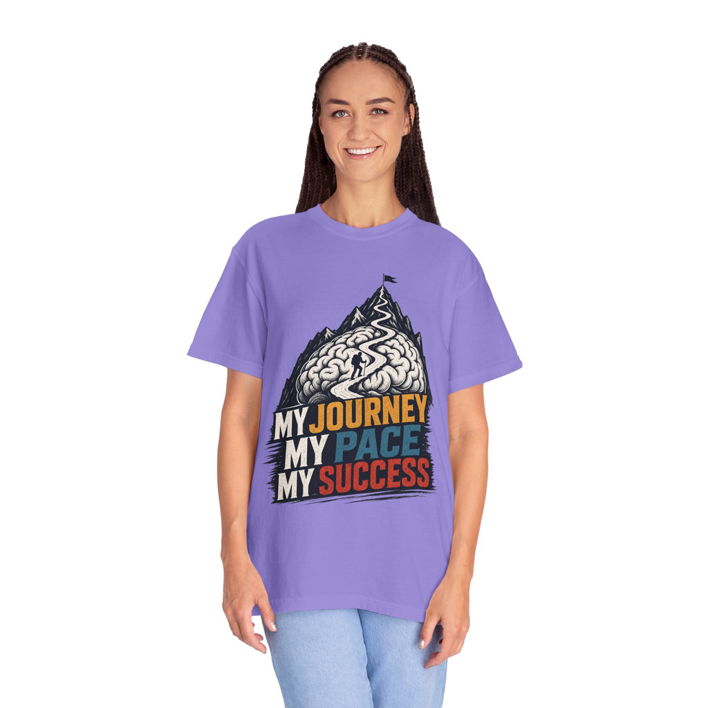 My Journey My Pace My Success T-Shirt — Motivational Mountain Graphic Tee