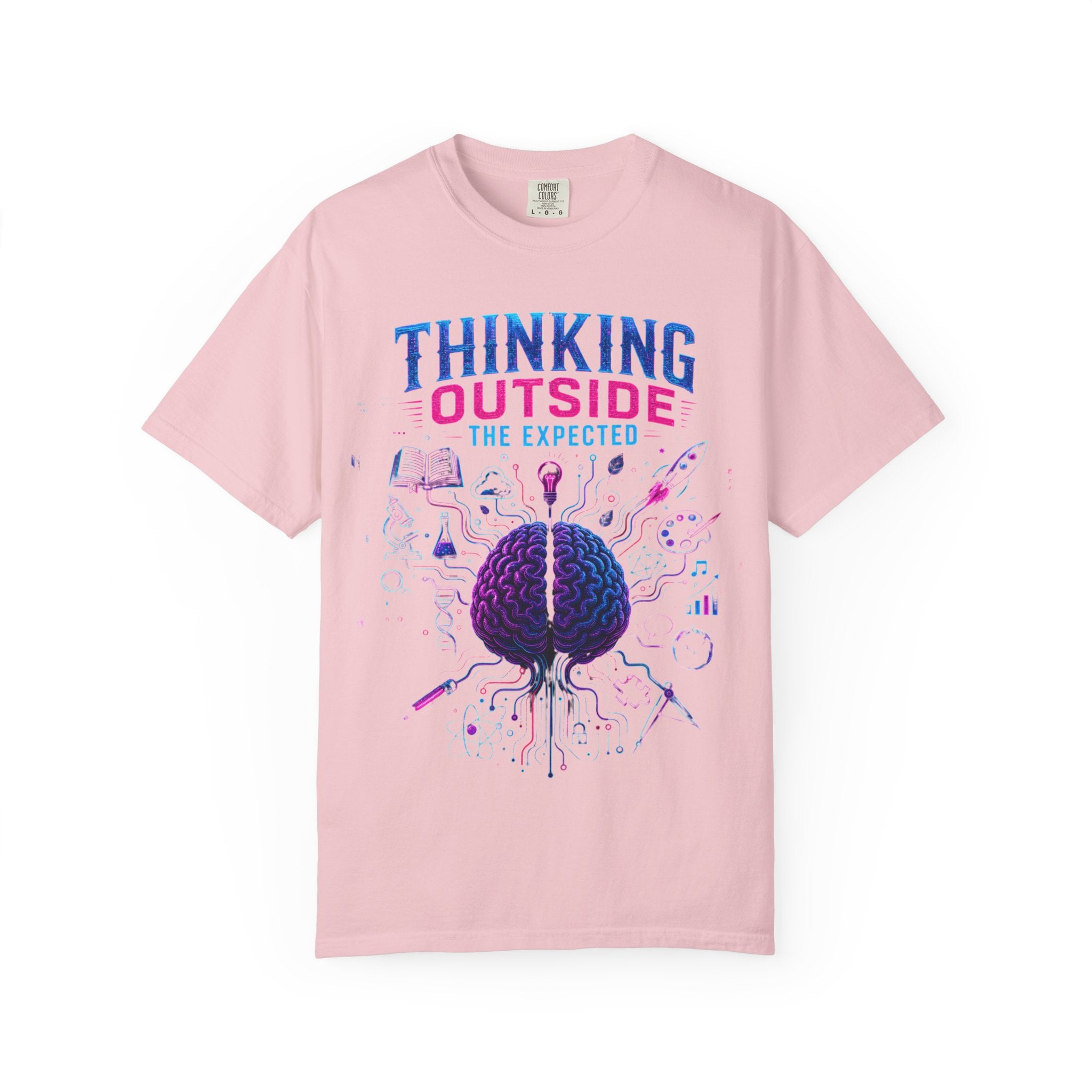 Thinking Outside the Expected T-Shirt — Creative Brain Graphic Tee