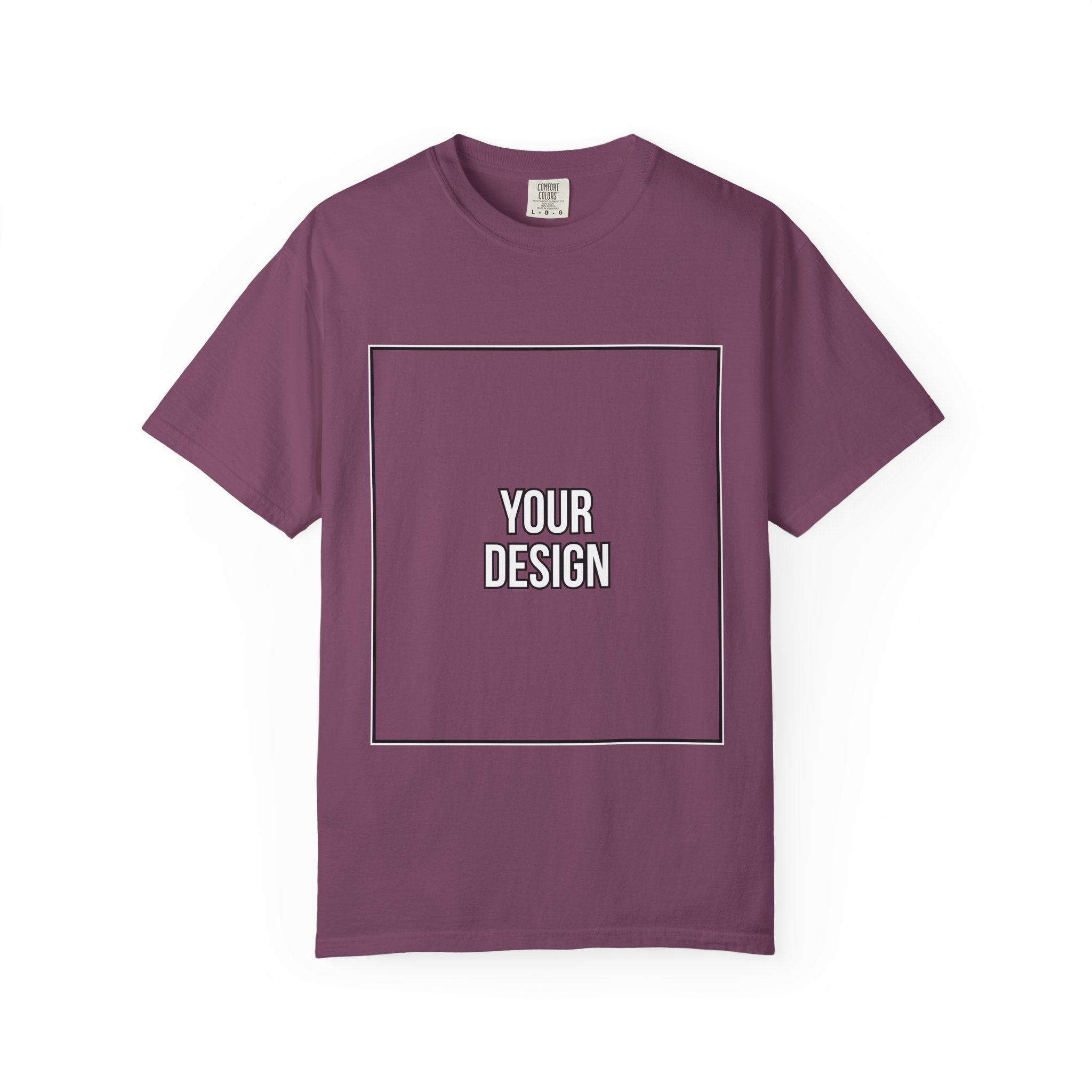 Classic Crewneck T‑Shirt — Custom Front Print Template