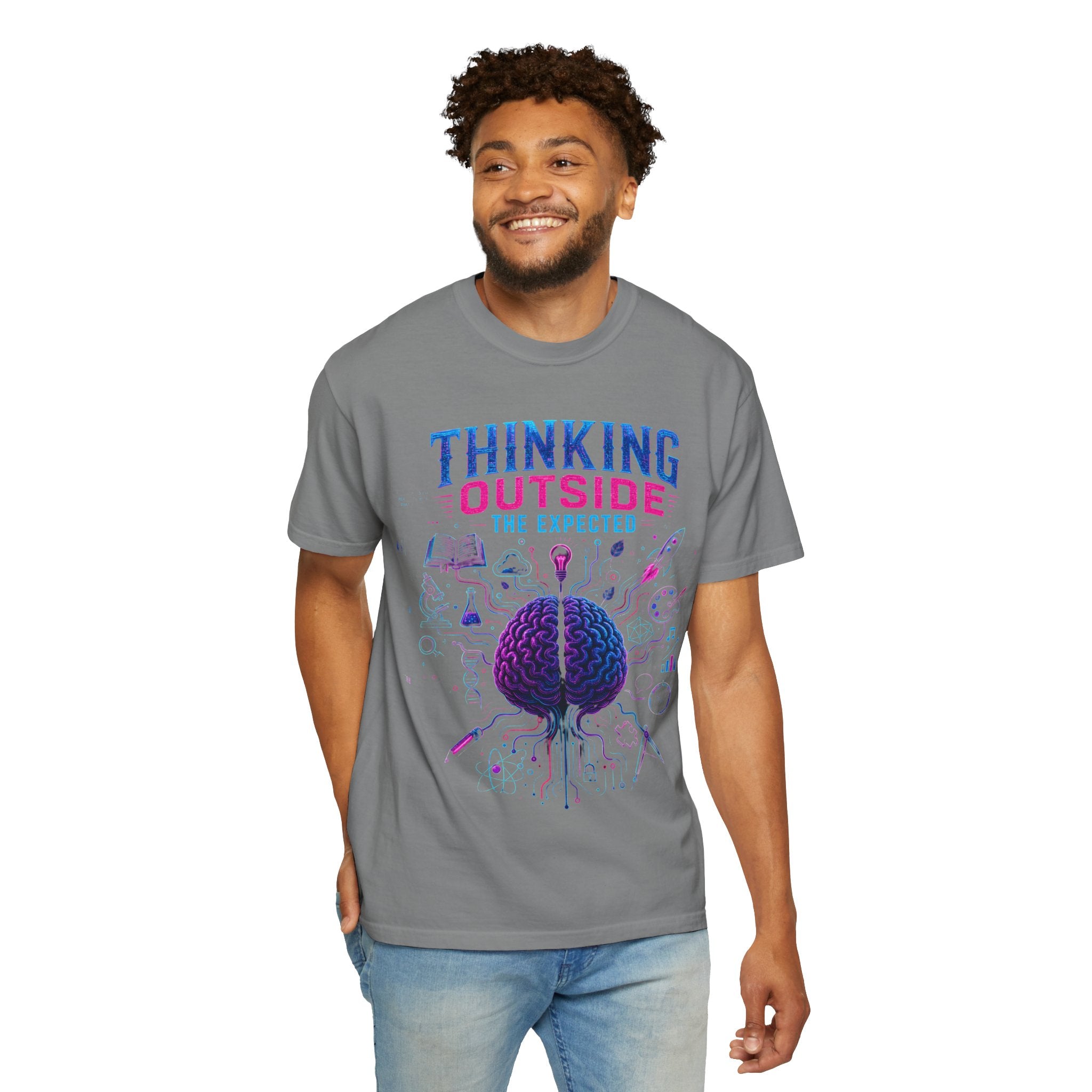 Thinking Outside the Expected T-Shirt — Creative Brain Graphic Tee