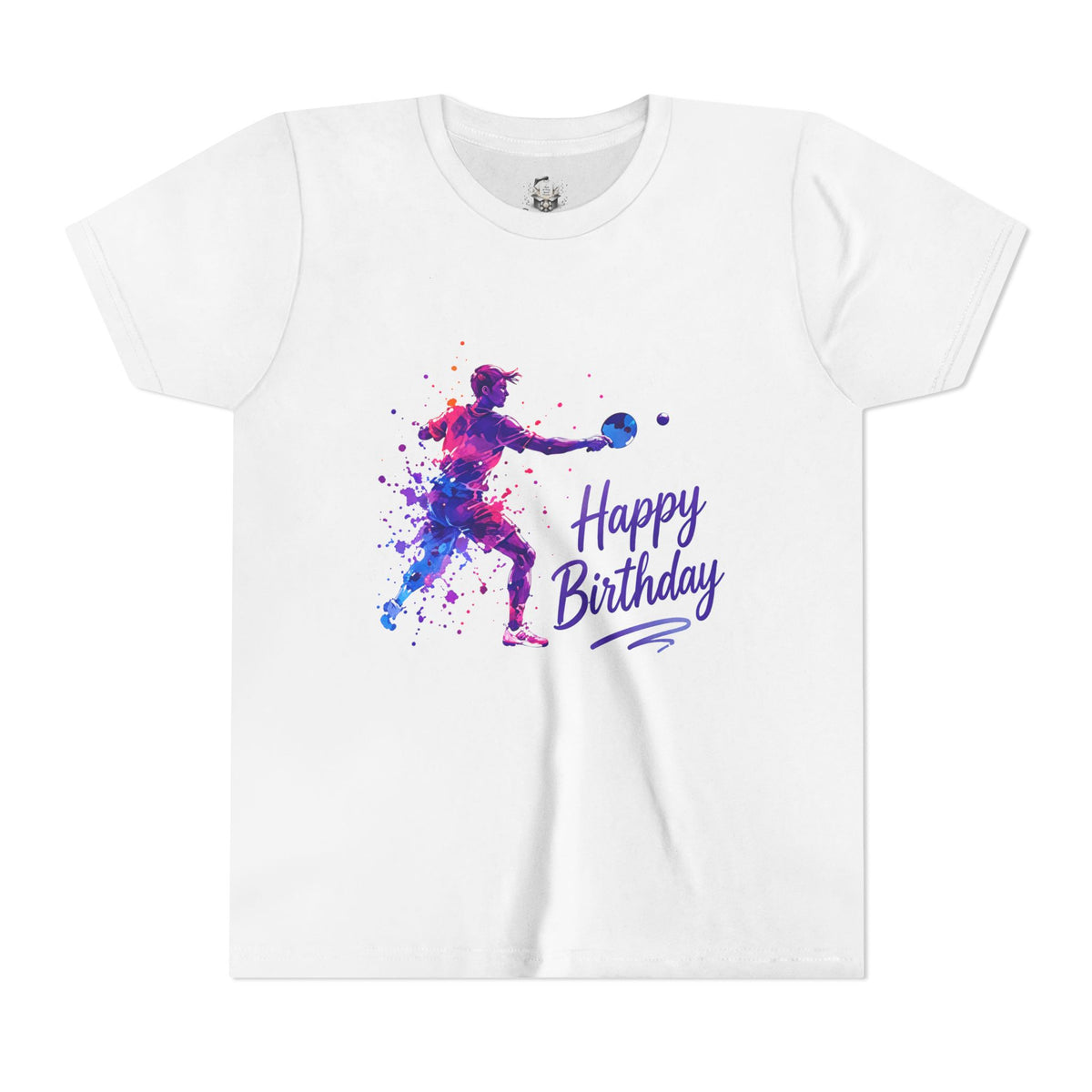 Youth Ping Pong 'Happy Birthday' Splatter Art Tee