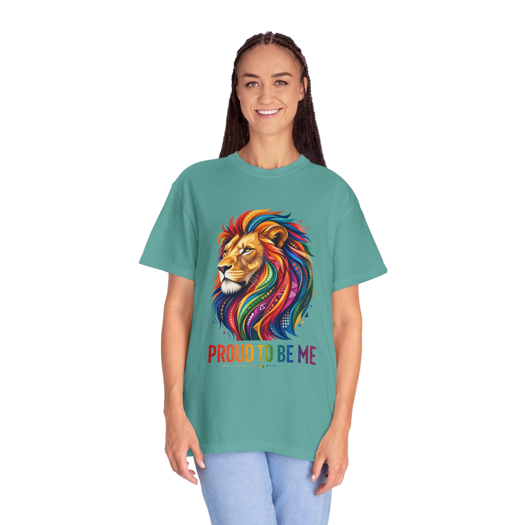 Proud to Be Me Lion T-Shirt — Rainbow Mane Pride Tee
