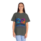 Autism Acceptance T-Shirt — Infinity Puzzle Rainbow Design