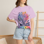 Limitless Potential T-Shirt — Inspirational Brain & Rainbow Design