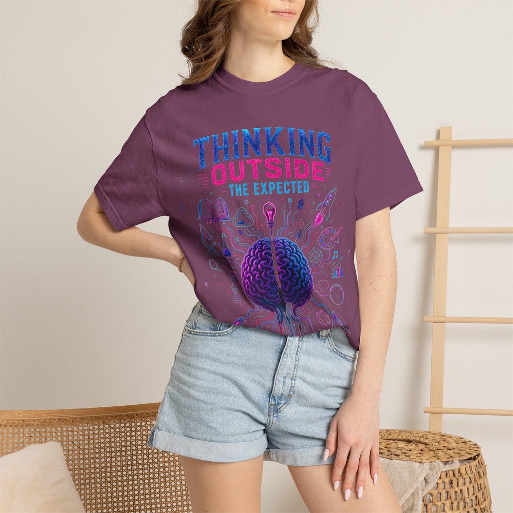 Thinking Outside the Expected T-Shirt — Creative Brain Graphic Tee