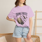 Think Freely T-Shirt — 'The World Keeps Different Perspectives' Graphic Tee
