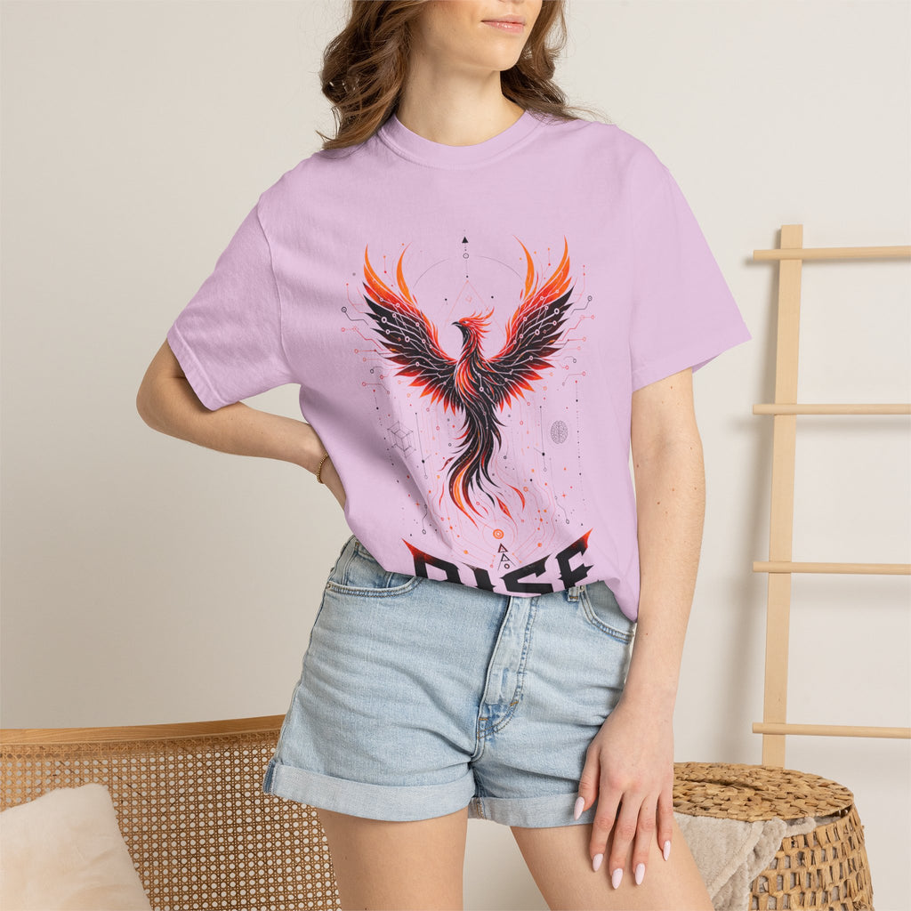Phoenix Rise T-Shirt — "Rise In Your Own Way" Inspirational Graphic Tee