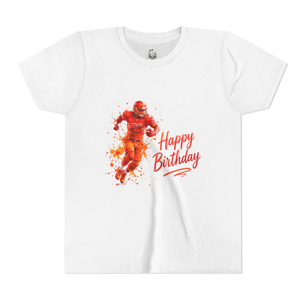 Youth Football 'Happy Birthday' Tee