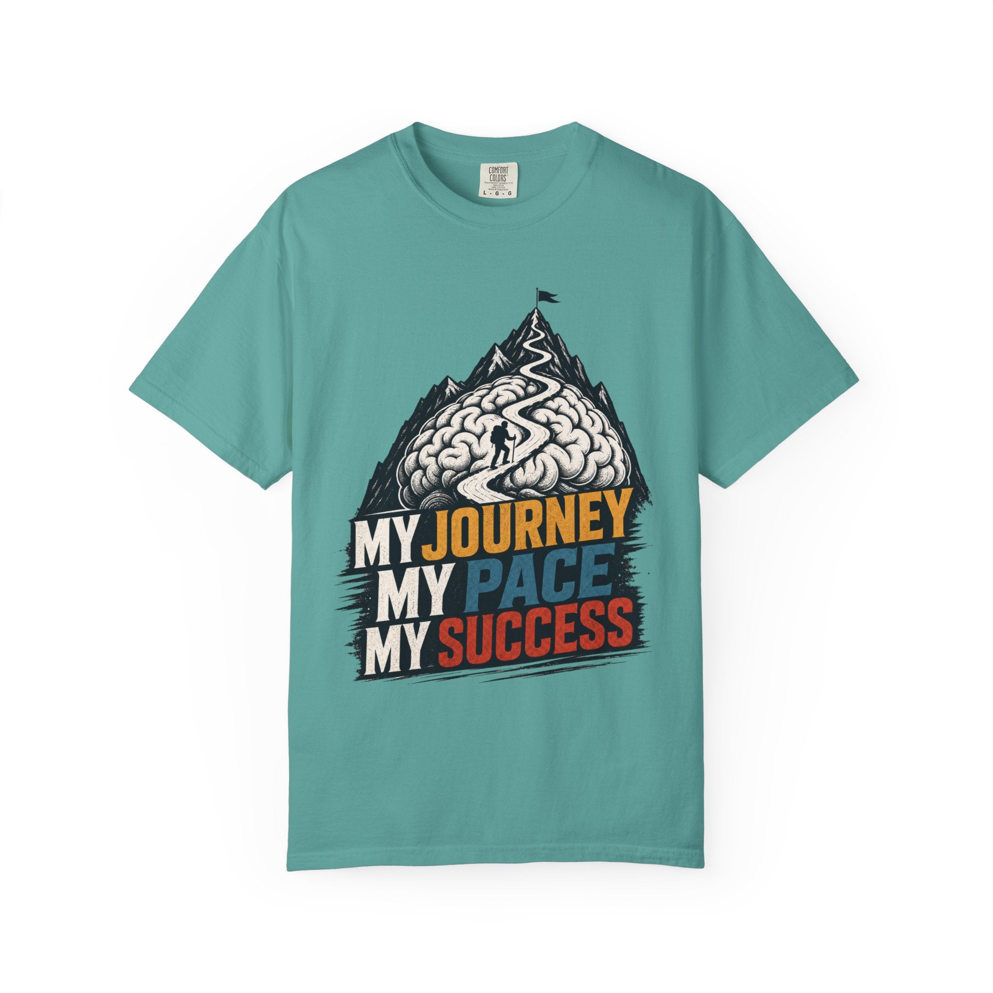 My Journey My Pace My Success T-Shirt — Motivational Mountain Graphic Tee