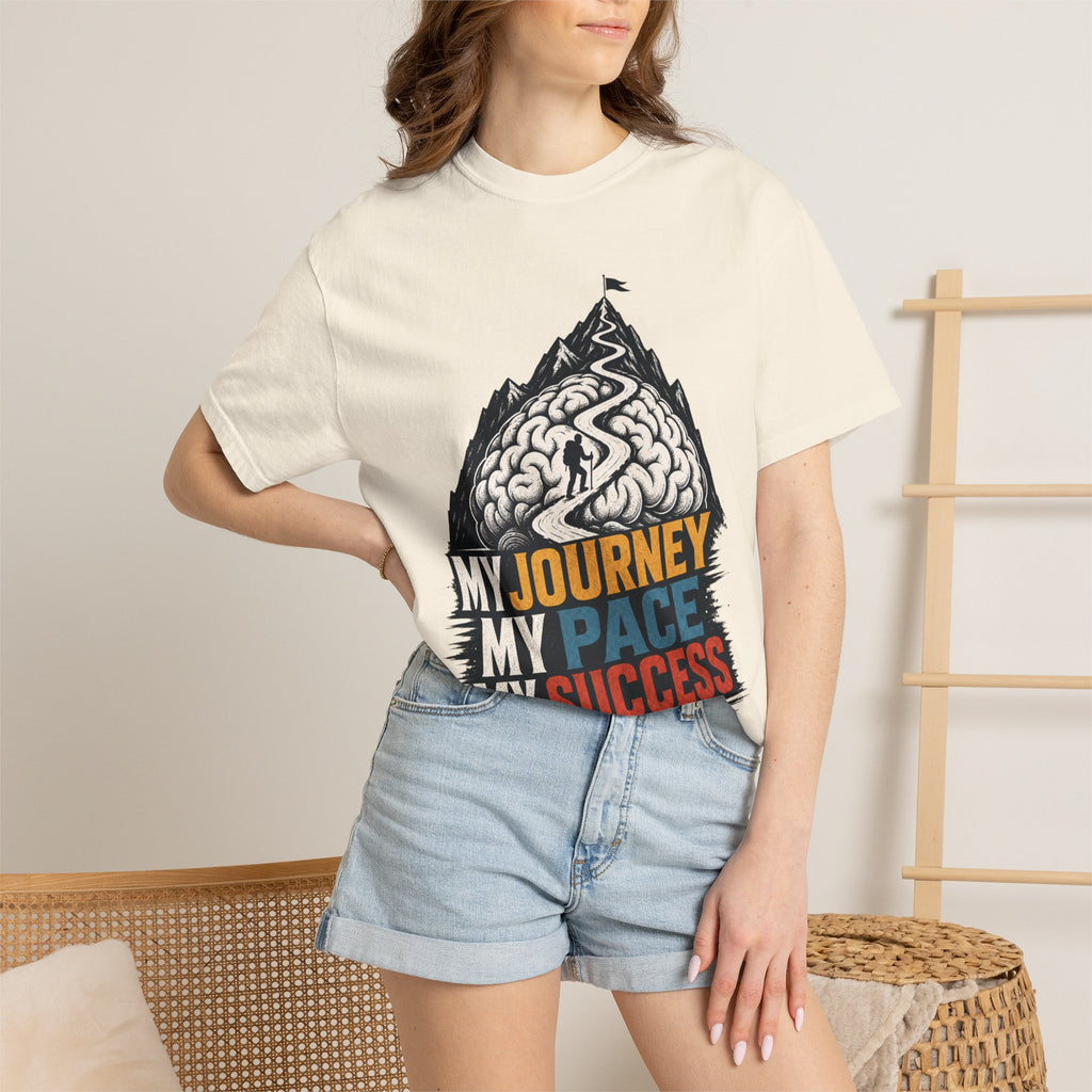 My Journey My Pace My Success T-Shirt — Motivational Mountain Graphic Tee