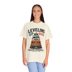 Leveling Up Again T-Shirt — "Making Memories Since Day One" Gamer Birthday Tee