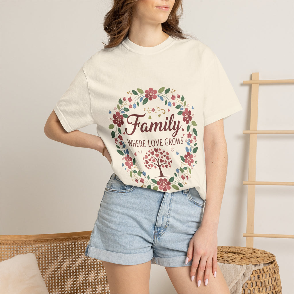 Family Where Love Grows T-Shirt