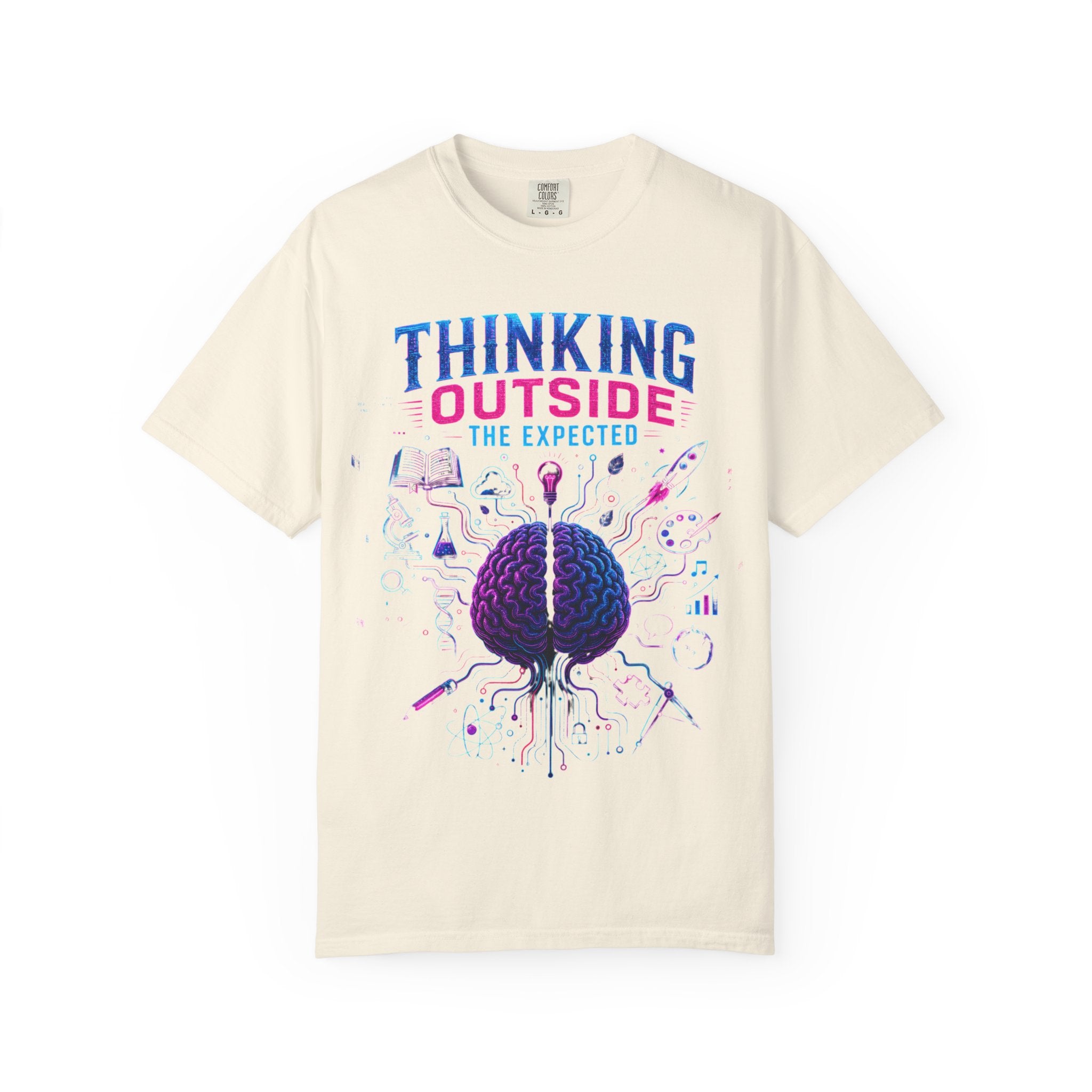 Thinking Outside the Expected T-Shirt — Creative Brain Graphic Tee
