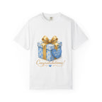 Baby Boy Gift T-Shirt — "Congratulations!" Newborn Announcement Tee