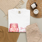 Romantic Mason Jar Hearts T-Shirt — "You Light Up My Life Every Single Day"