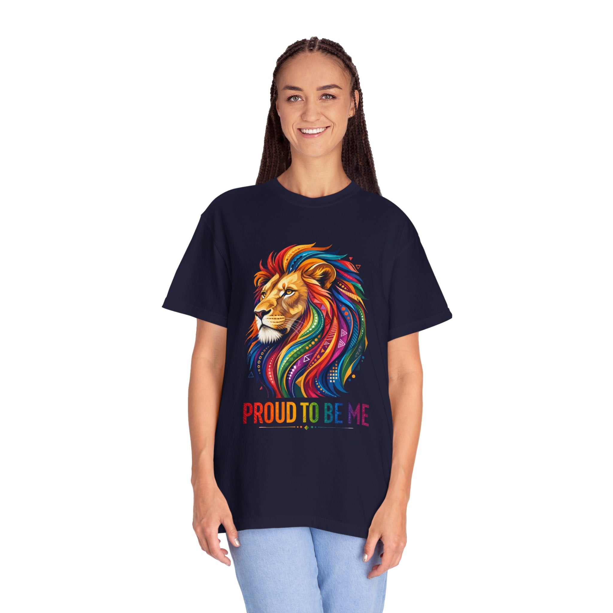 Proud to Be Me Lion T-Shirt — Rainbow Mane Pride Tee