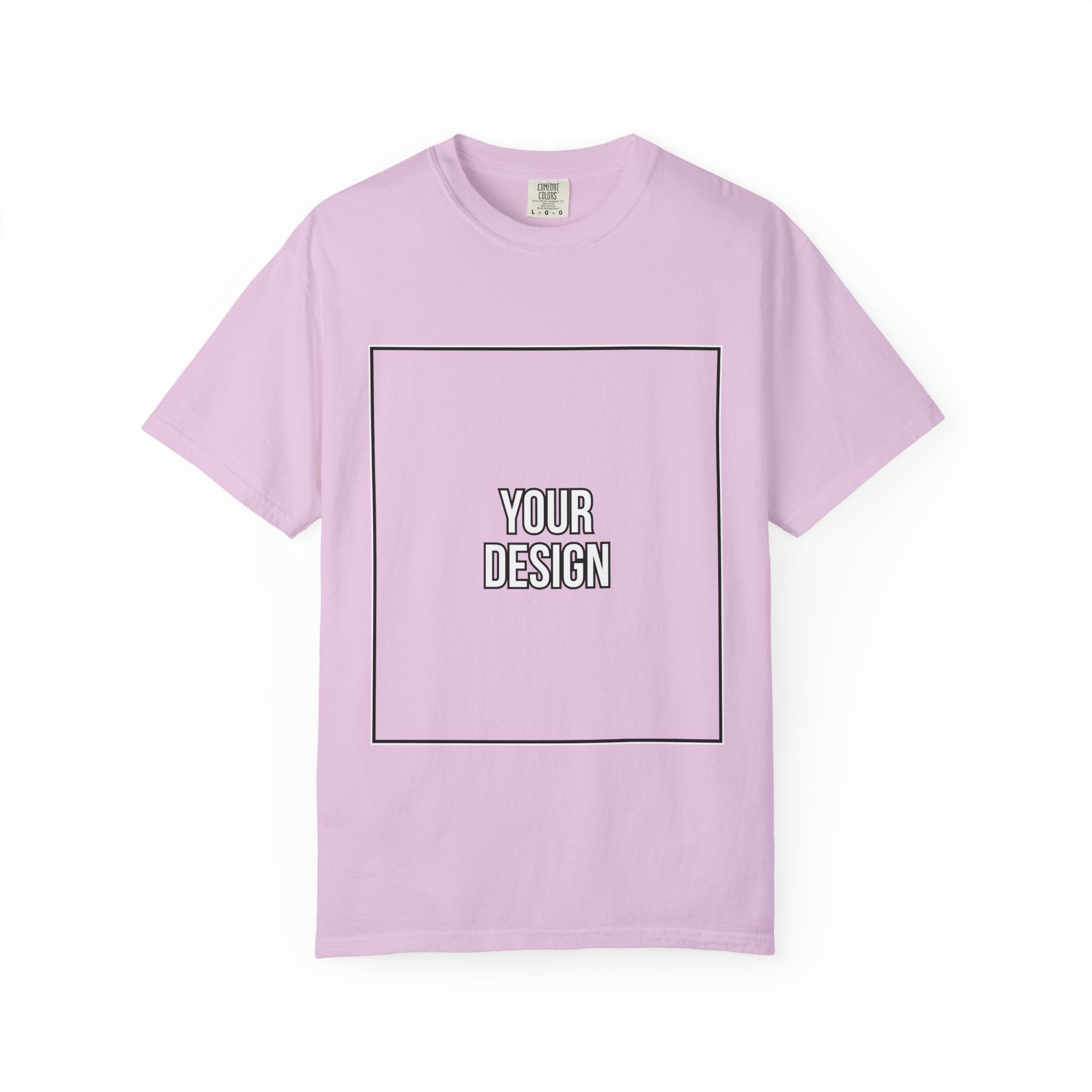 Classic Crewneck T‑Shirt — Custom Front Print Template