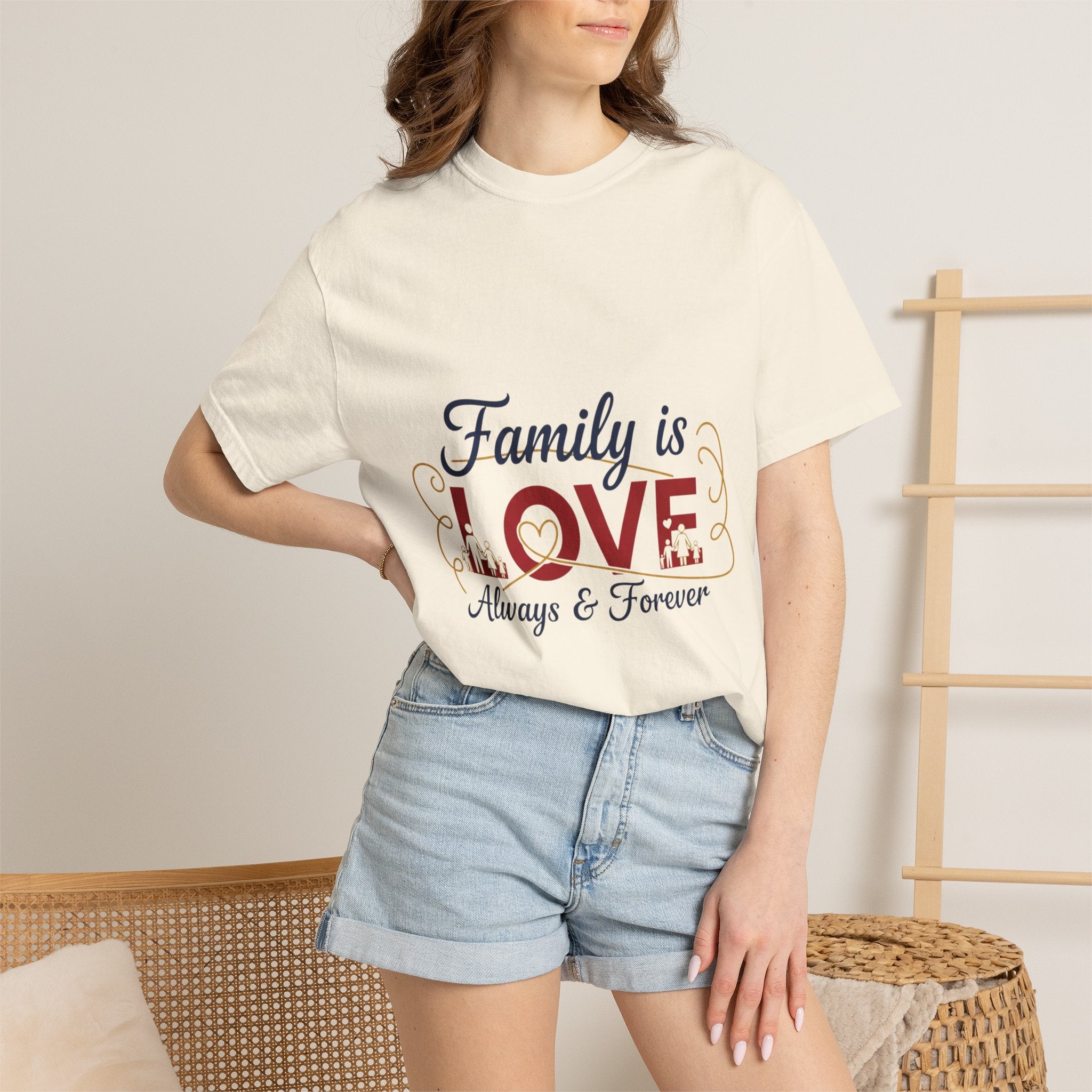 Family Is Love T-Shirt – "Family is Love Always & Forever" Graphic Tee