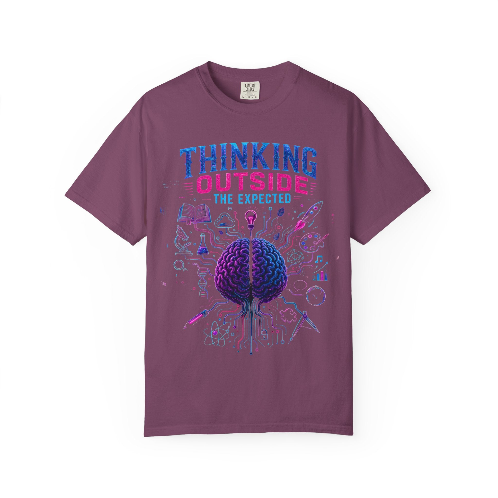Thinking Outside the Expected T-Shirt — Creative Brain Graphic Tee