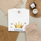 Welcome Little Prince T-Shirt — Baby Shower Newborn Gift
