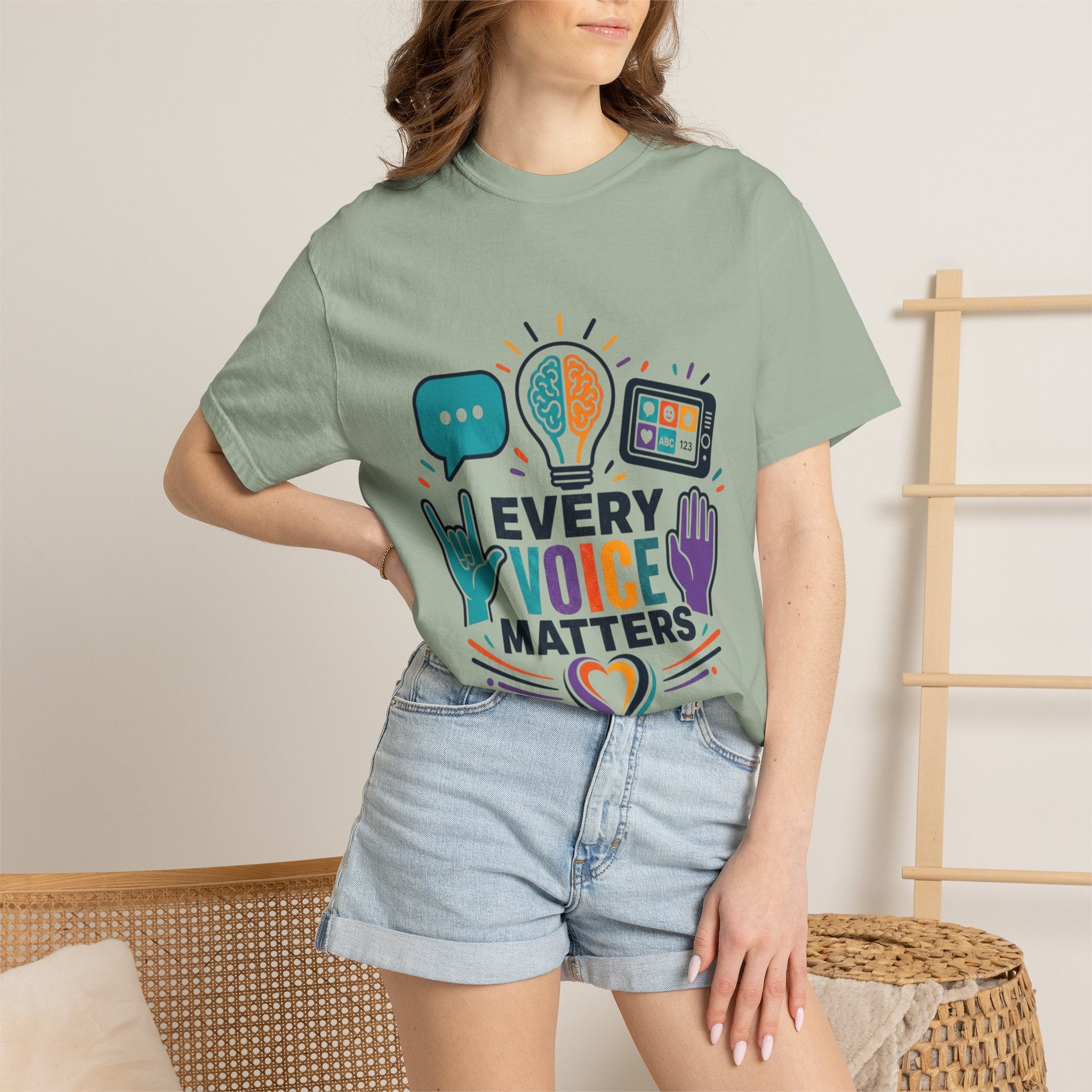 Every Voice Matters T-Shirt — Inclusive Speech & Accessibility Awareness Tee