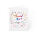 Thank You Greeting Cards — "Thank You! You're amazing!" Colorful Confetti Pack (1/10/30/50)