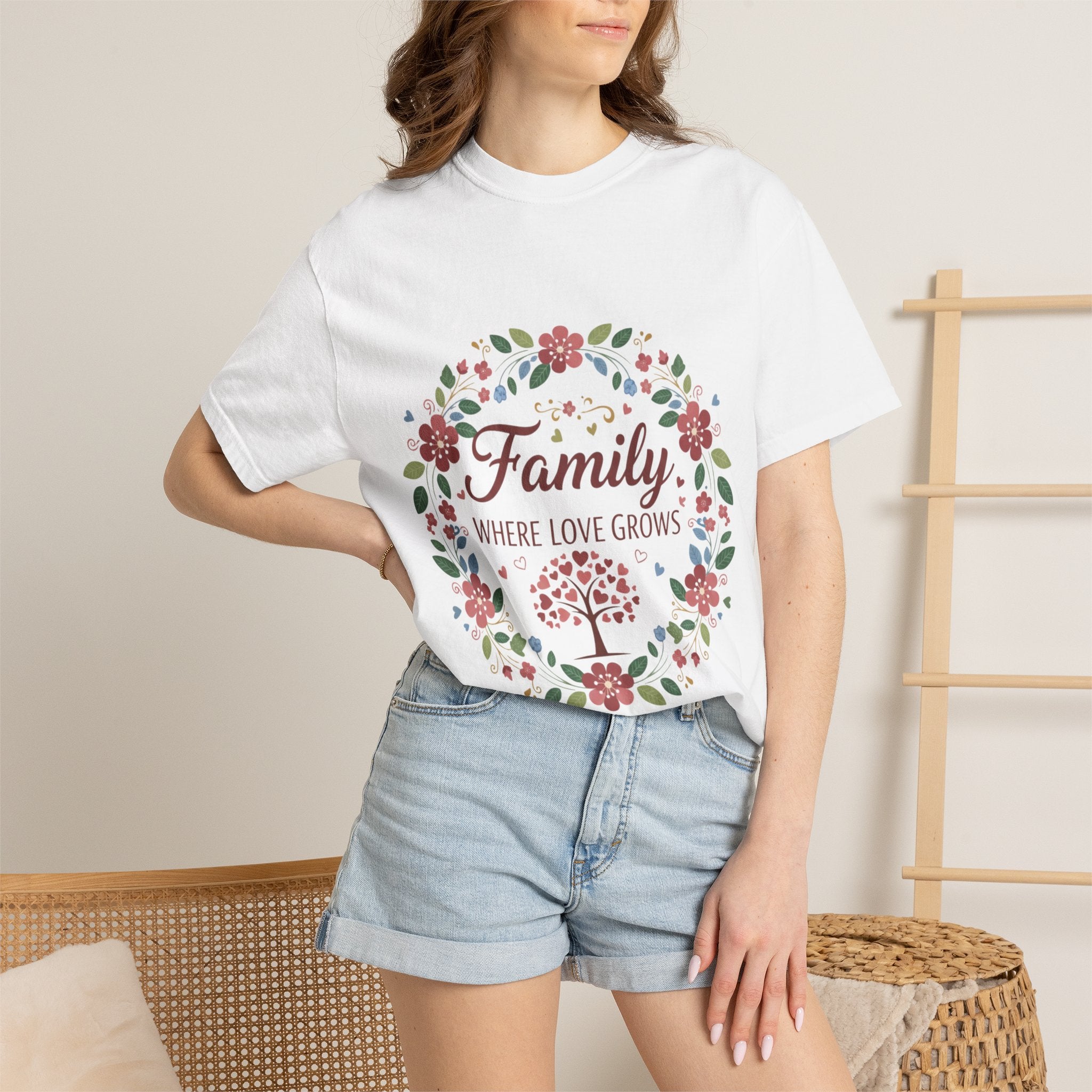 Family Where Love Grows T-Shirt
