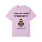 Birthday Cake Personalized T‑Shirt — "Happy Birthday! [Insert Name]" Customizable Tee