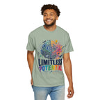 Limitless Potential T-Shirt — Inspirational Brain & Rainbow Design
