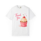 Thank You Cupcake T-Shirt — Cute Cherry Cupcake Graphic Tee