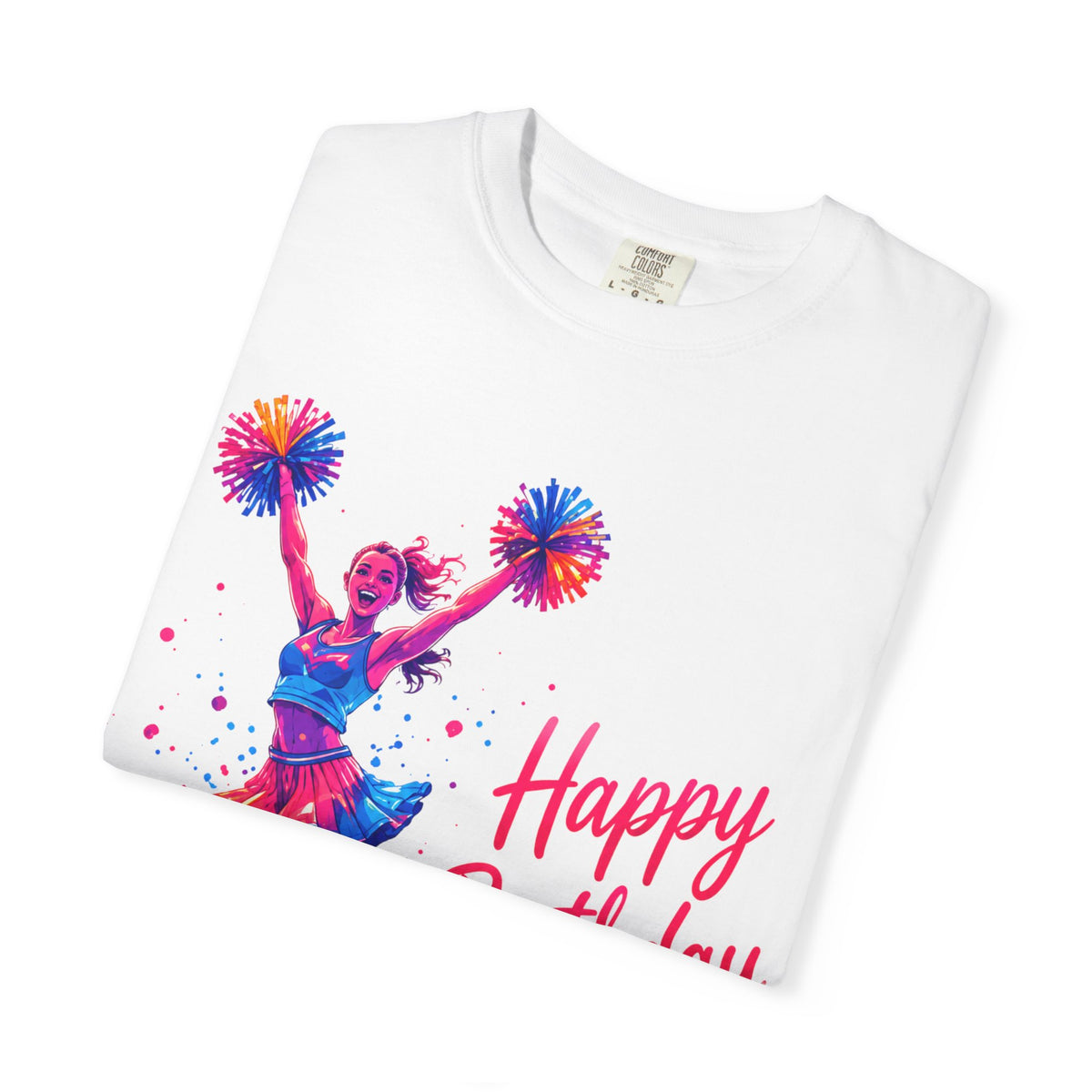 Happy Birthday Cheerleader Adult T-Shirt