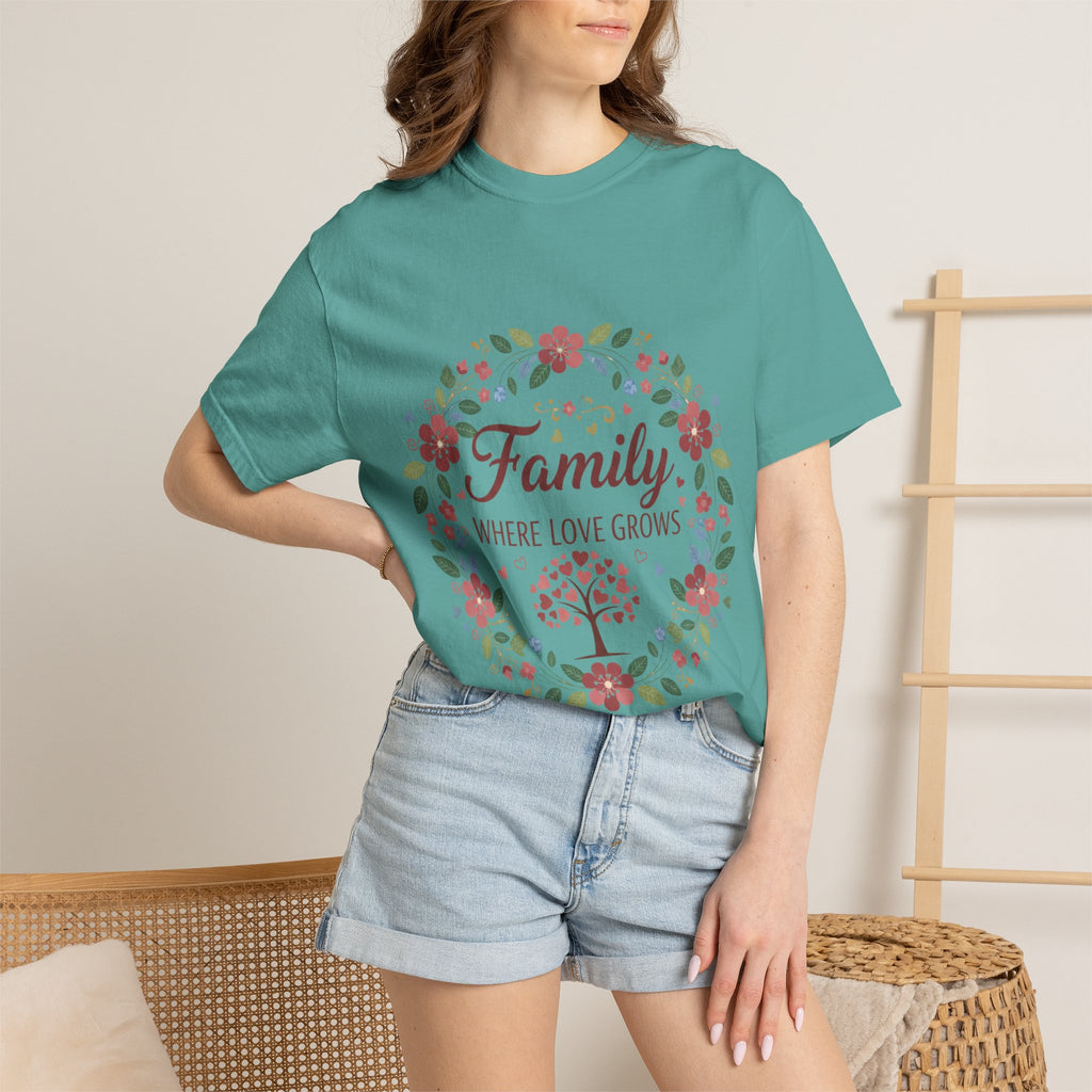Family Where Love Grows T-Shirt