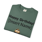 Birthday Cake Personalized T‑Shirt — "Happy Birthday! [Insert Name]" Customizable Tee