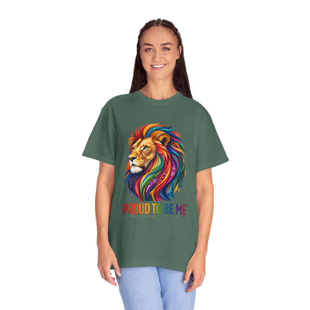 Proud to Be Me Lion T-Shirt — Rainbow Mane Pride Tee