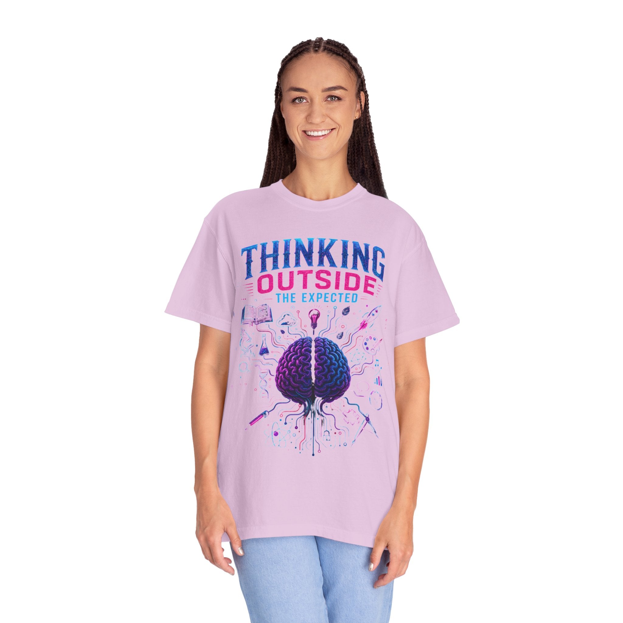 Thinking Outside the Expected T-Shirt — Creative Brain Graphic Tee