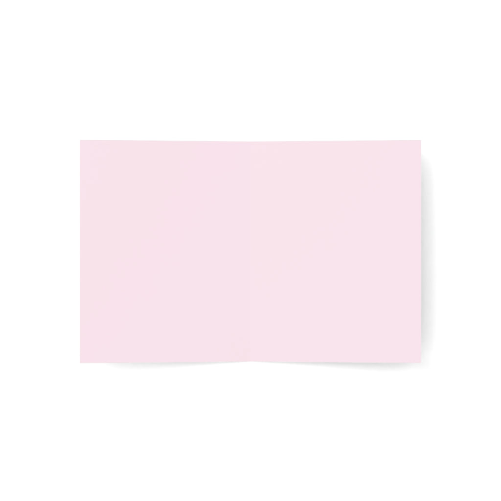 1st Birthday Greeting Card – Pink Cake, Balloons & Gift (Single or Bulk Packs)