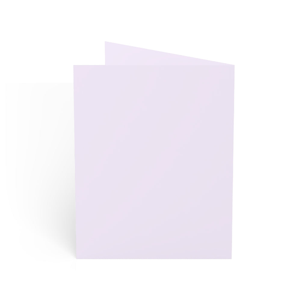 Anniversary Cards — Lavender Bouquet "Happy Anniversary" Greeting Cards (1/10/30/50 pcs)