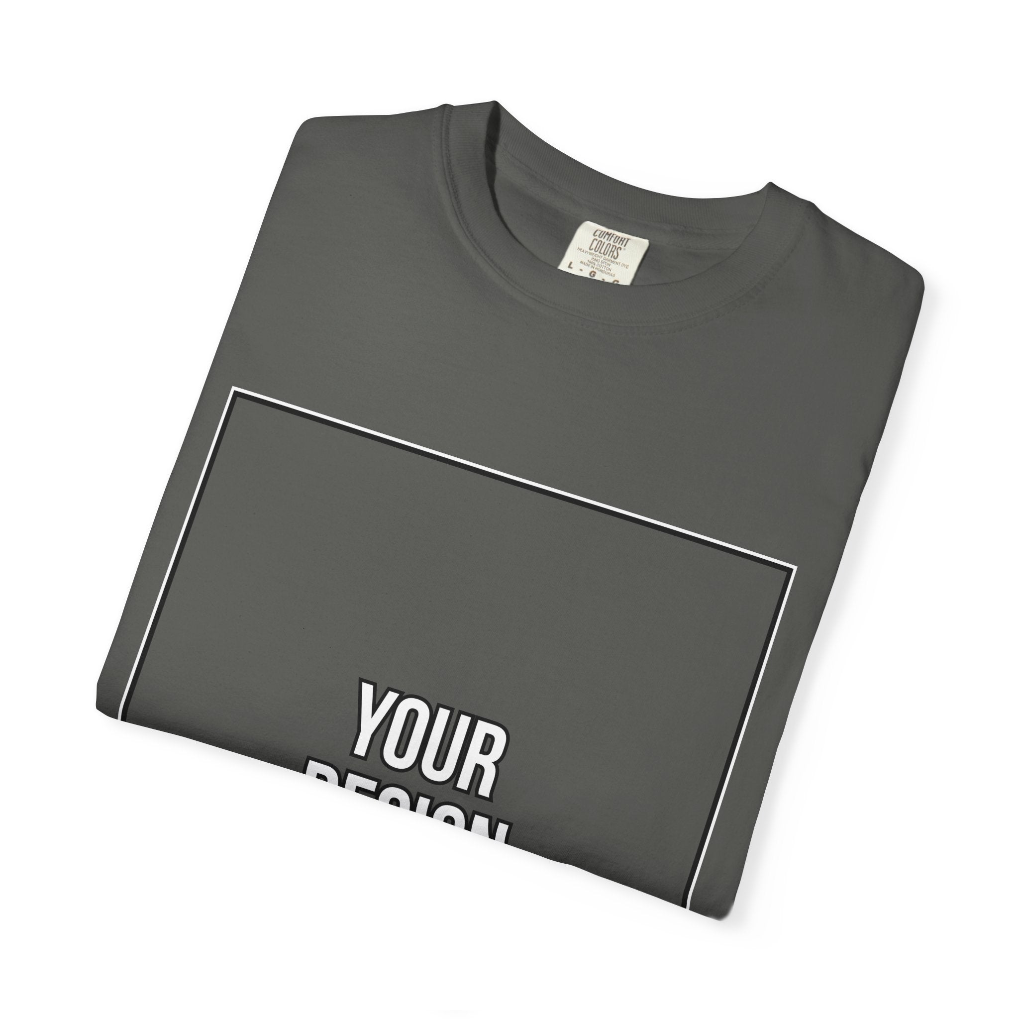 Classic Crewneck T‑Shirt — Custom Front Print Template
