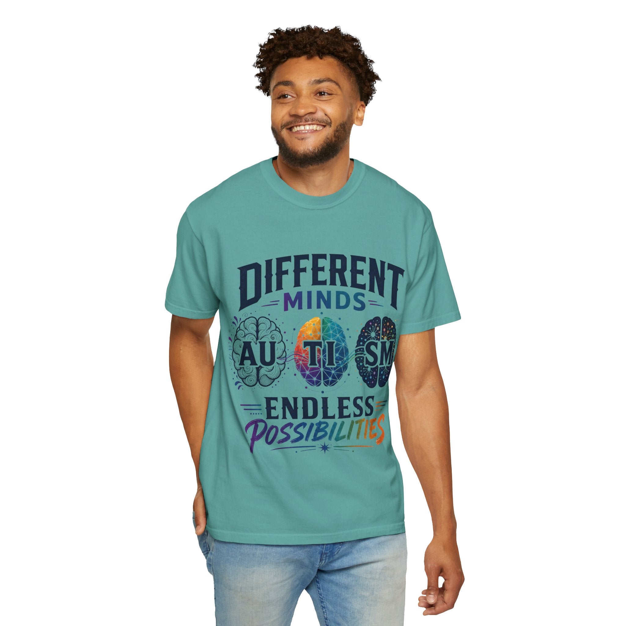 Autism Awareness T-Shirt — "Different Minds, Endless Possibilities"