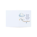 Congratulations Baby Card – “From tiny beginnings come the most beautiful blessings!” Greeting Card