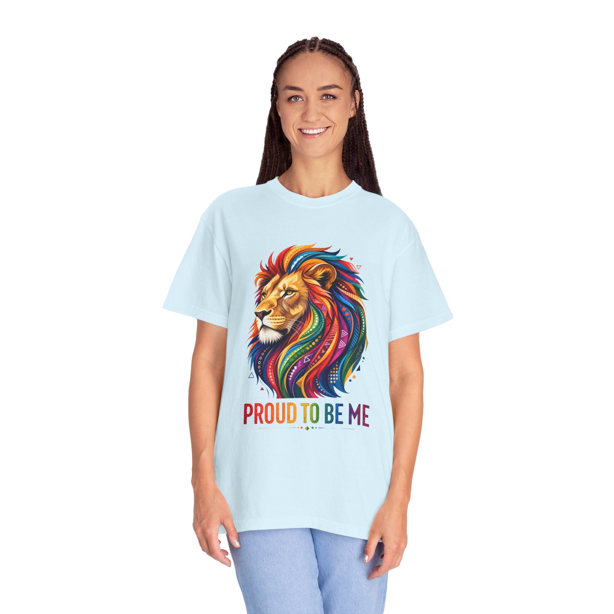 Proud to Be Me Lion T-Shirt — Rainbow Mane Pride Tee