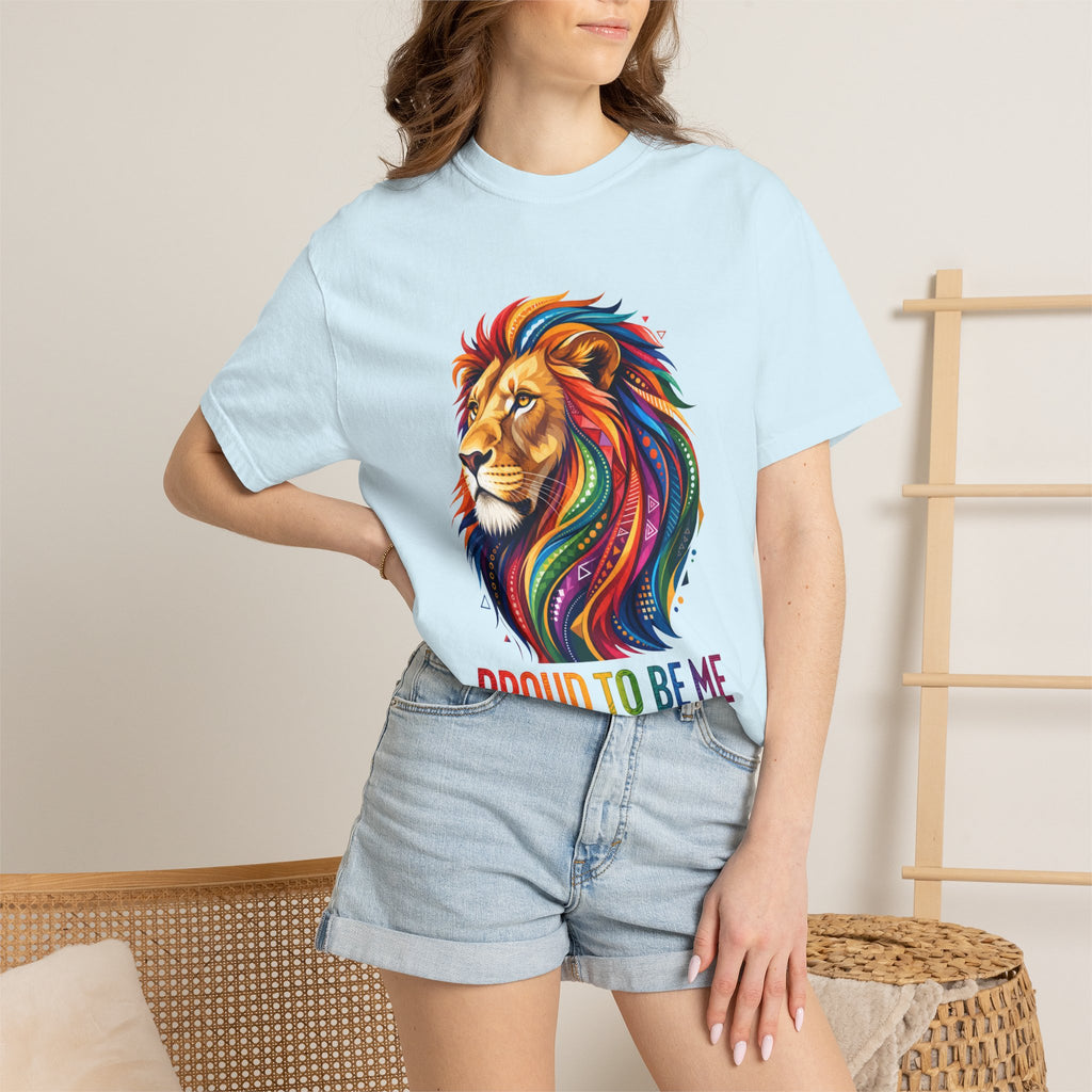 Proud to Be Me Lion T-Shirt — Rainbow Mane Pride Tee