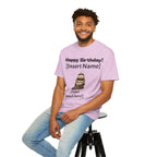 Birthday Cake Personalized T‑Shirt — "Happy Birthday! [Insert Name]" Customizable Tee