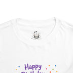 1st Birthday Toddler Tee — Happy Birthday Monster Design
