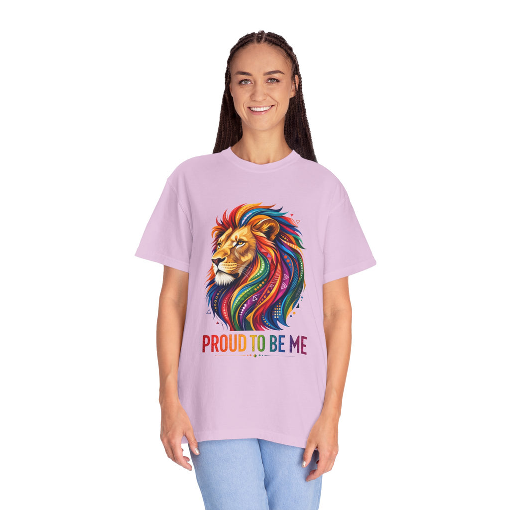 Proud to Be Me Lion T-Shirt — Rainbow Mane Pride Tee