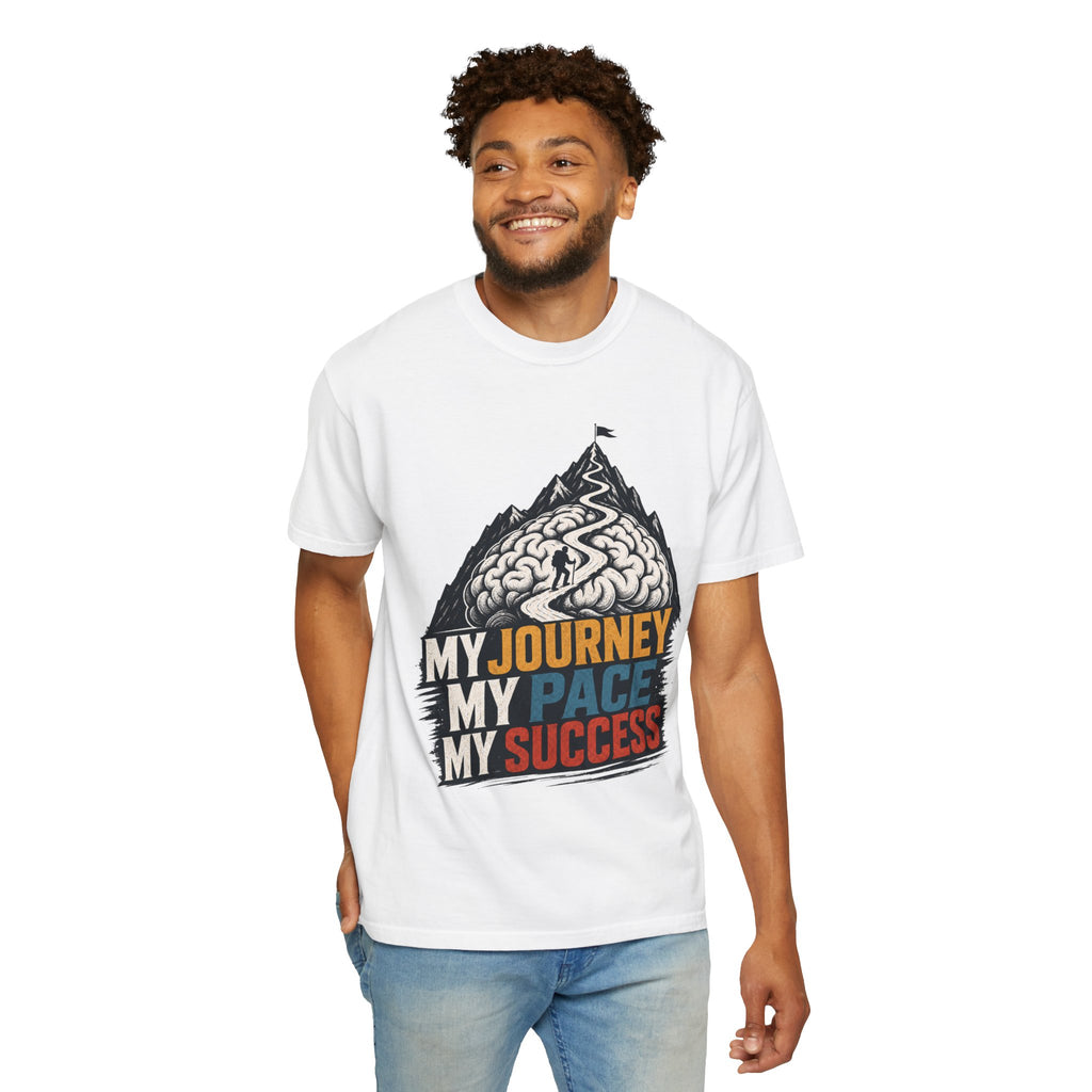 My Journey My Pace My Success T-Shirt — Motivational Mountain Graphic Tee