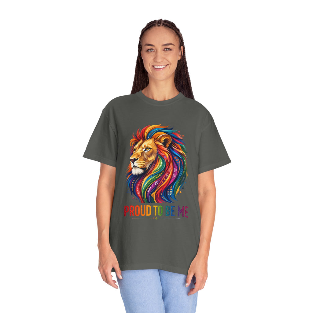 Proud to Be Me Lion T-Shirt — Rainbow Mane Pride Tee