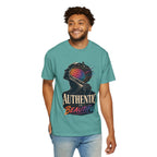 Authentic Is Beautiful Graphic T-Shirt — Pride Rainbow Mind Empowerment Tee