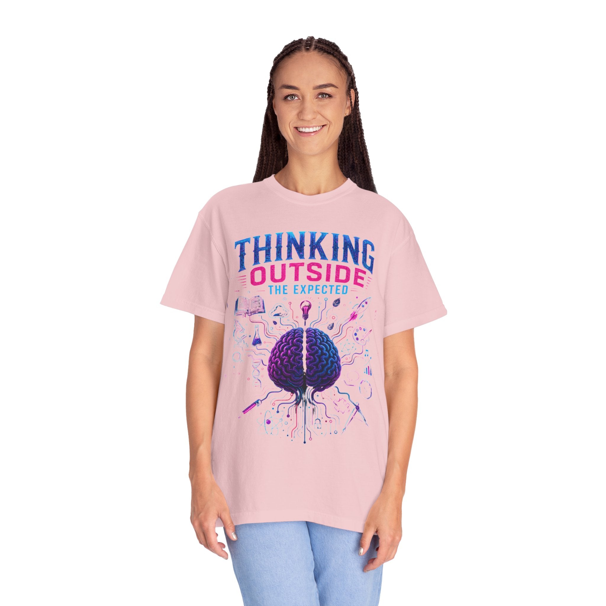 Thinking Outside the Expected T-Shirt — Creative Brain Graphic Tee